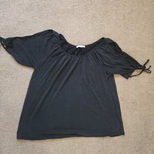 Green Envelope Cold Shoulder Women's Top